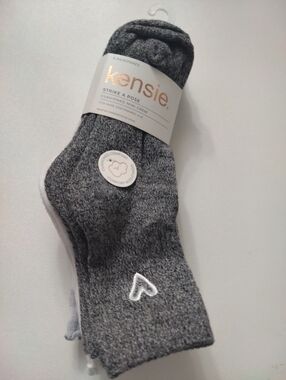 Kensie Women's strike a pose cushioned mini crew Socks New 5 Pairs 4-10